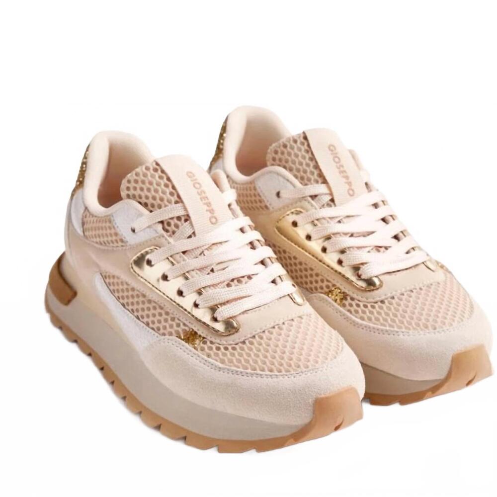 NEW GIOSEPPO women's funkley sneaker in beige